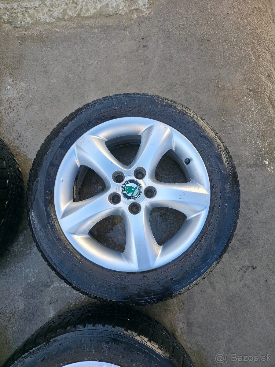Originál disky Škoda Fabia 195/55 R15 - 4