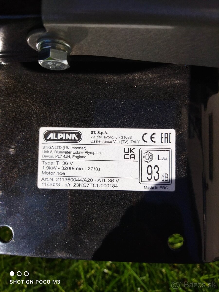 Rotavátor Stiga Alpina - 4