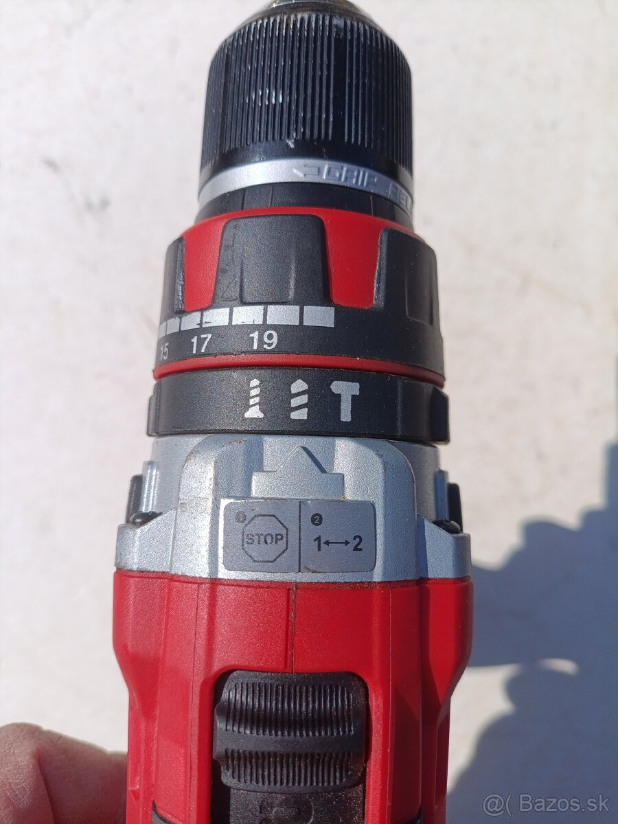 Einhell priklepová vŕtačka 18V aku - 4