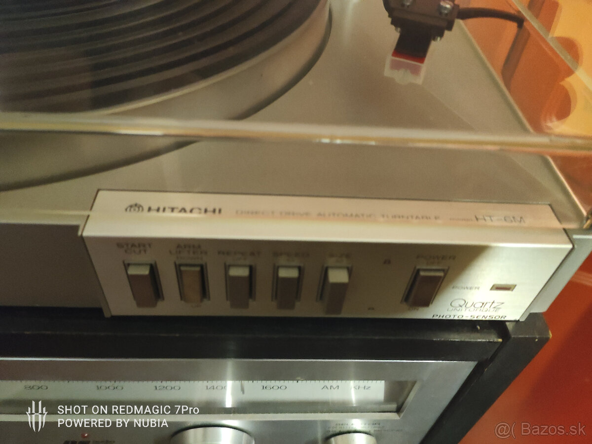 Vintahe Japan zostava Audio Sonic+ gramafon - 4