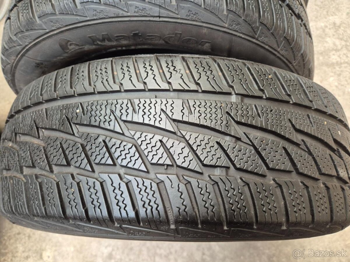 205/60 r16 zimné 4 ks MATADOR dezén 6,9- 6,5 mm - 4