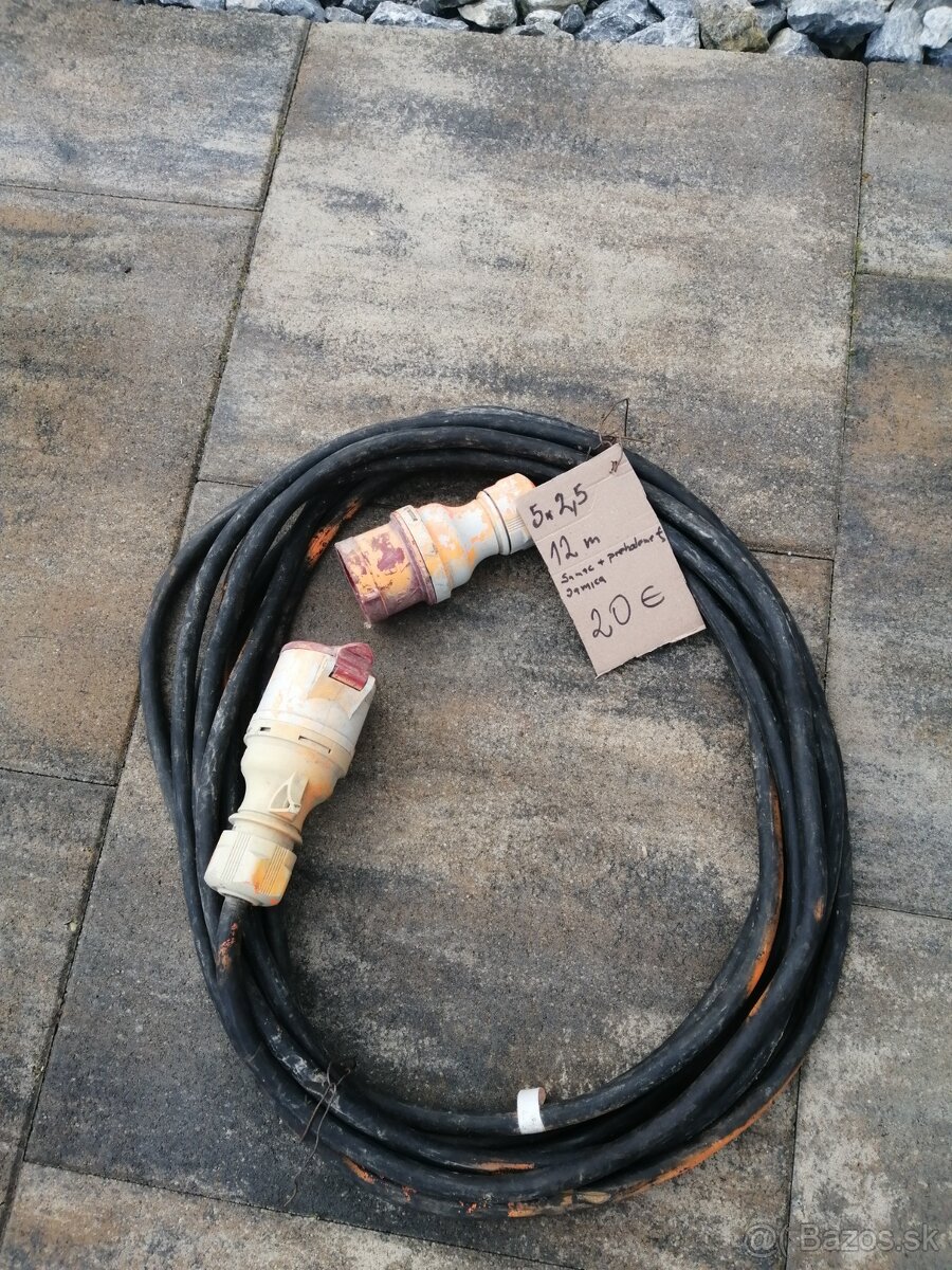 Predlžovacie káble 400 V - 4