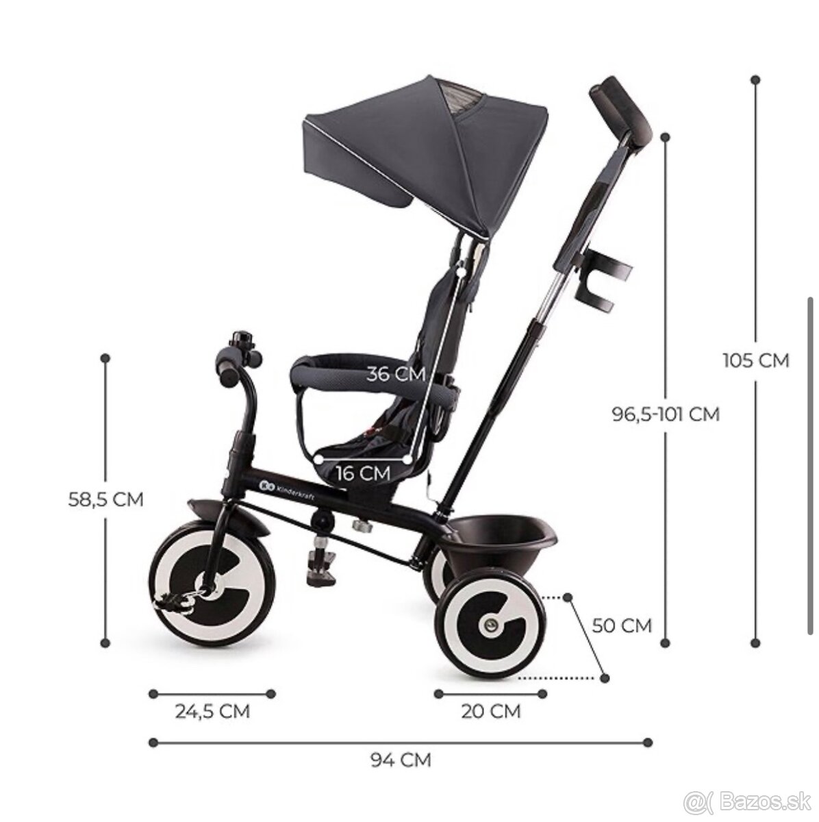 Kinderkraft trojkolka - 4