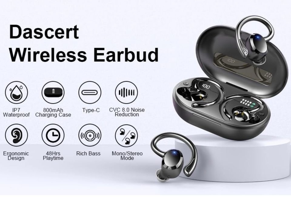 Wireless Bluetooth Sluchadlá Dascert Q38 - 4