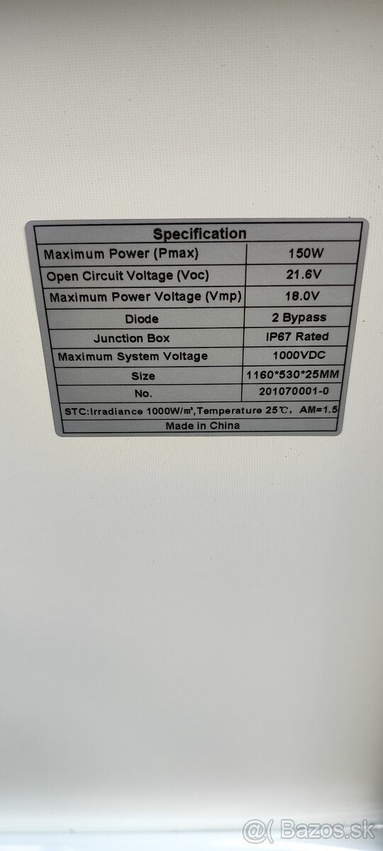 Solárny panel 150w 12v - 4