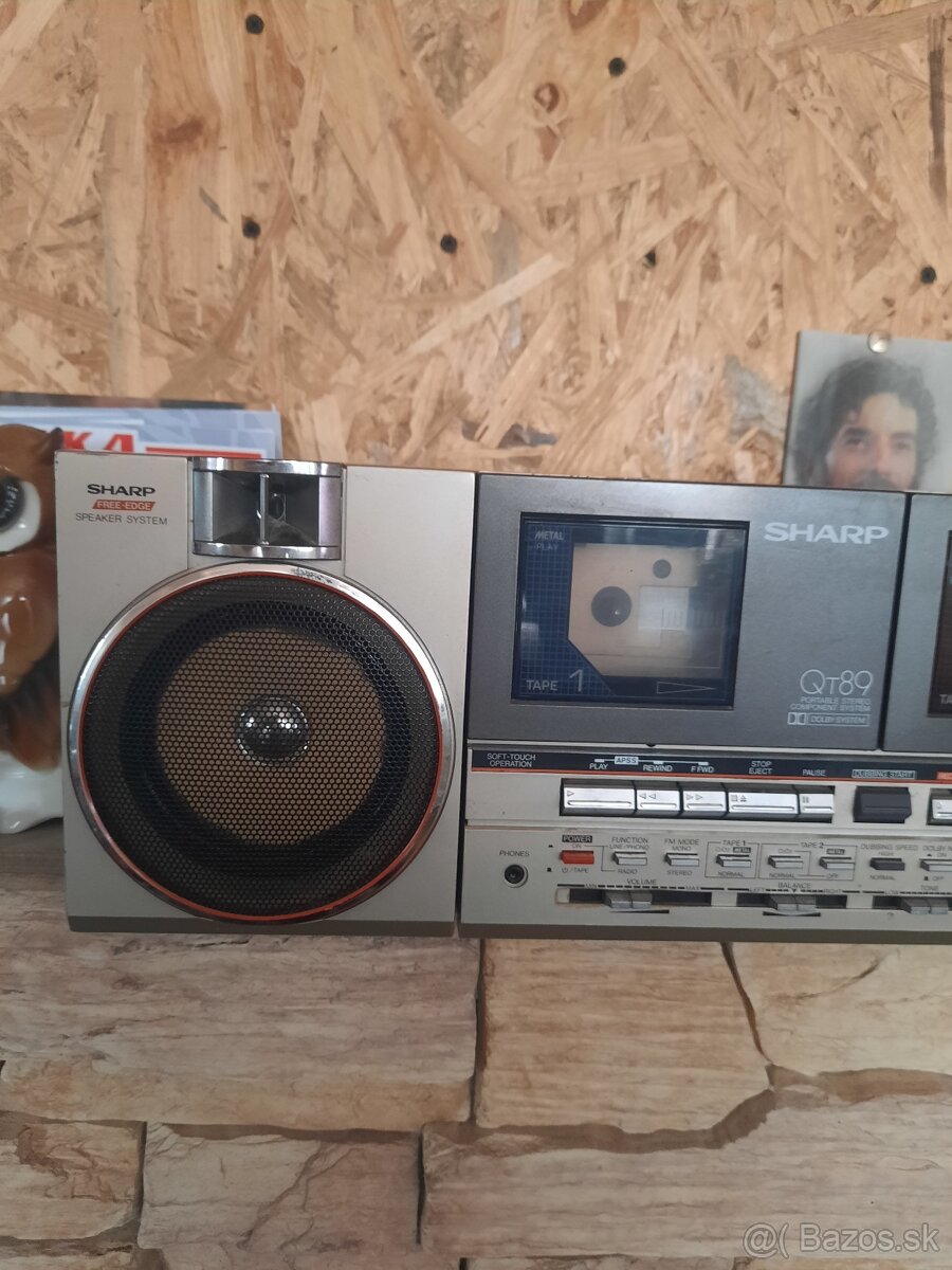 Sharp QT 89 double radio magnetofon - 4
