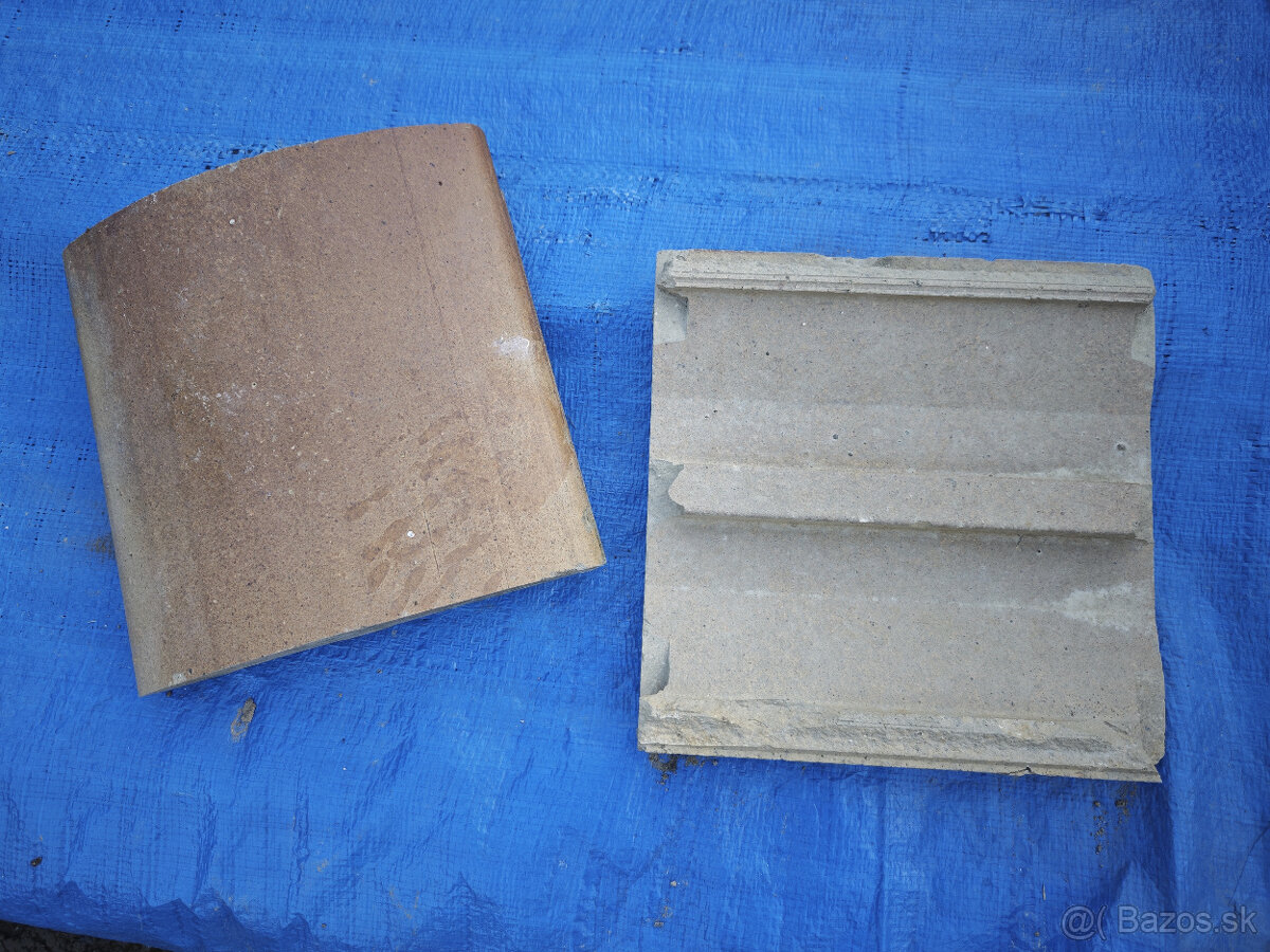 Keramické tvárnice / čiapky na plot / za symbolickú cenu - 4