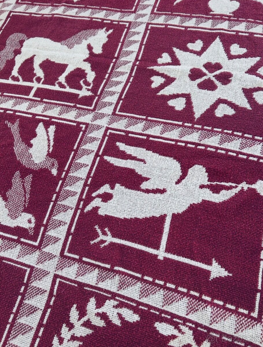 Vintage vianočný obrus - 4