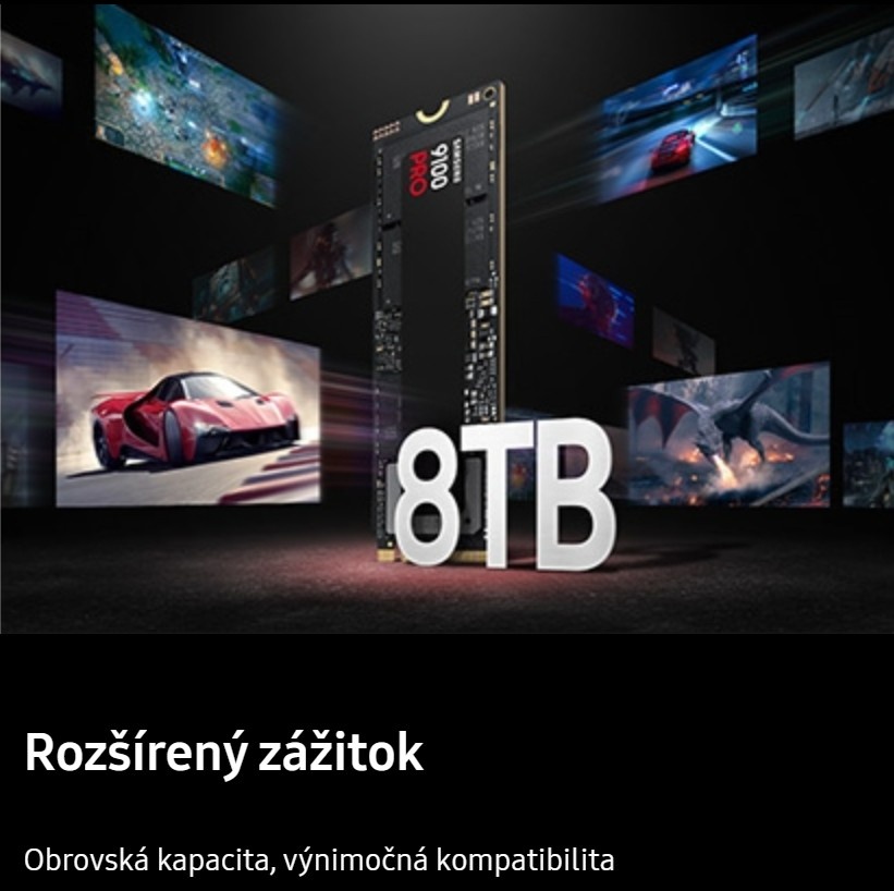 nerozbalene SAMSUNG SSD NVME 9100 PRO 8TB - 4