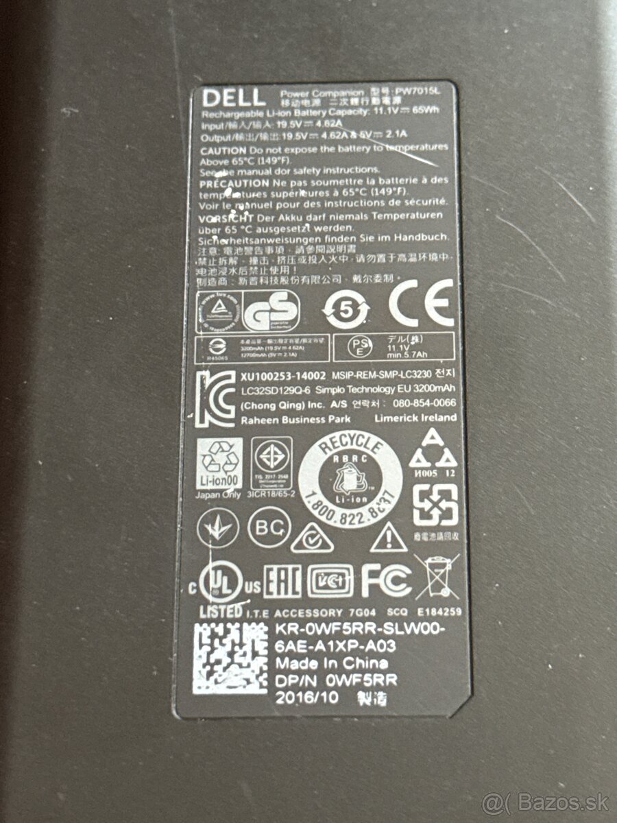 Dell Power Companion PW7015L externá batéria - 4