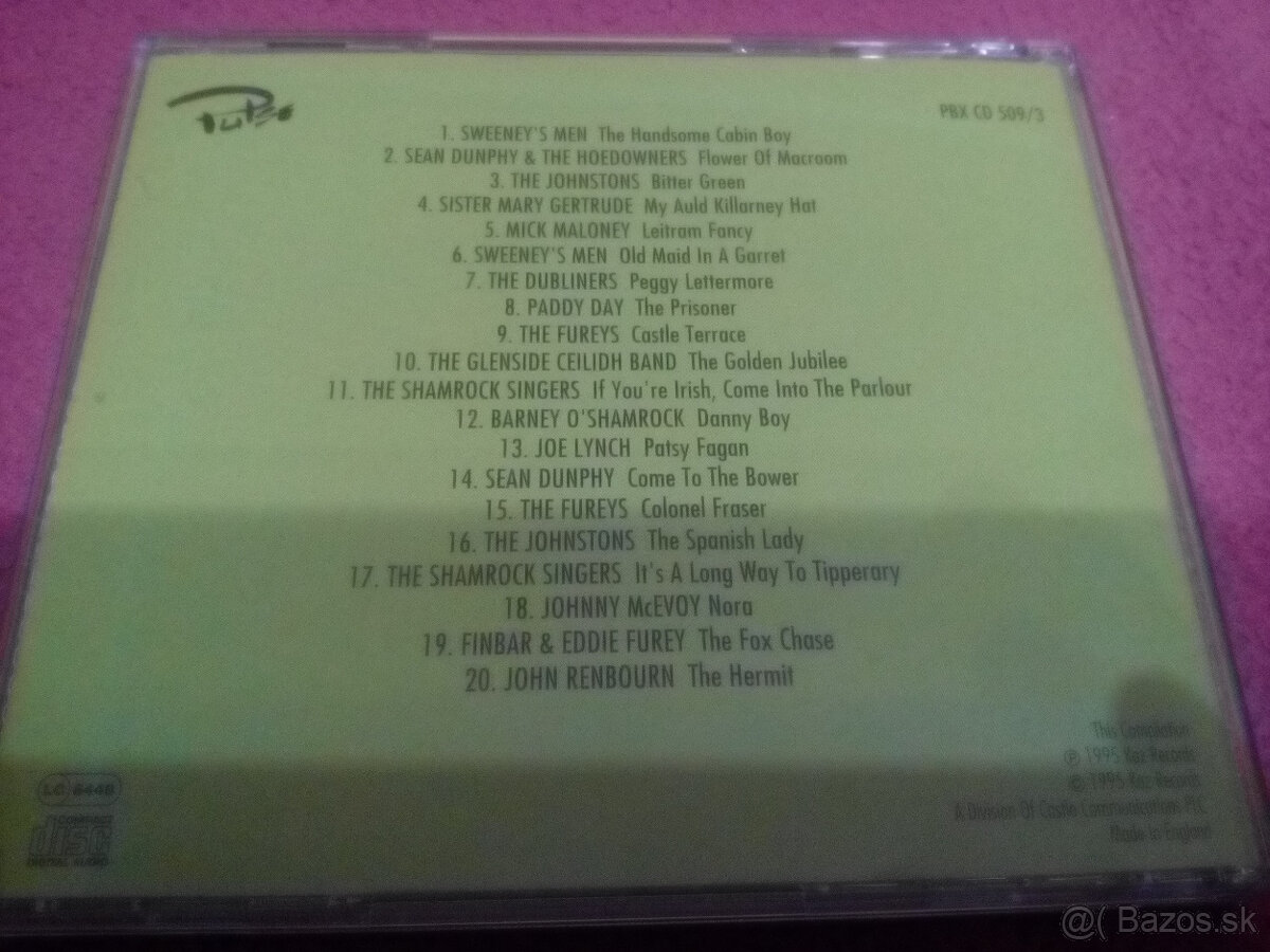 Irish folk na 3x CD za 6.-€. - 4