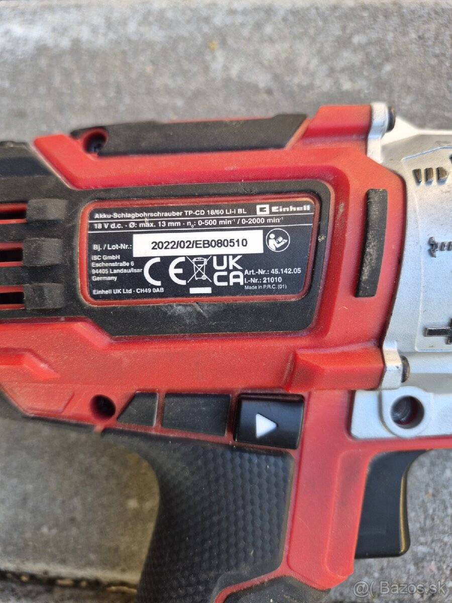 Einhell príklepová vŕtačka 60Nm - 4