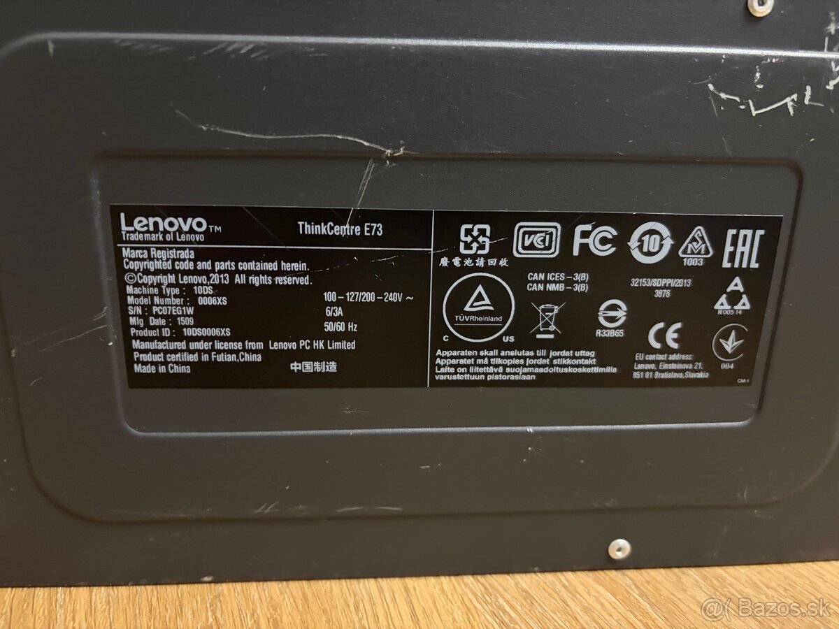 Lenovo ThinkCentre E73 - 4
