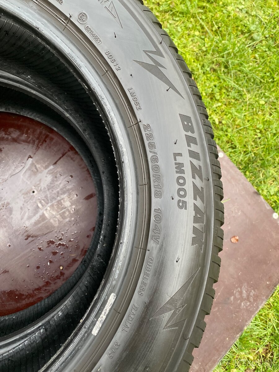 225/60 r18 zimné BRIDGESTONE - 4