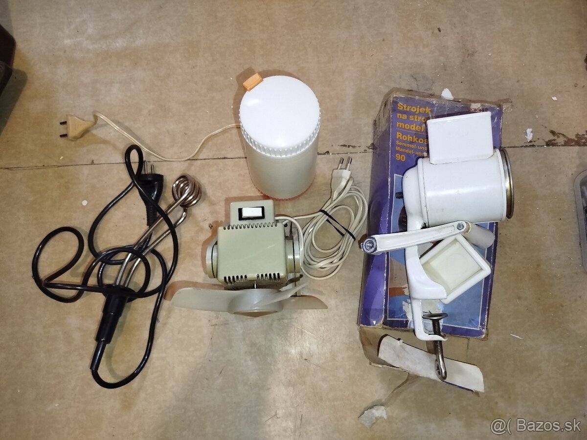 RETRO VECI - VENTILÁTOR, MLYNČEKY, OHRIEVAČ - 4