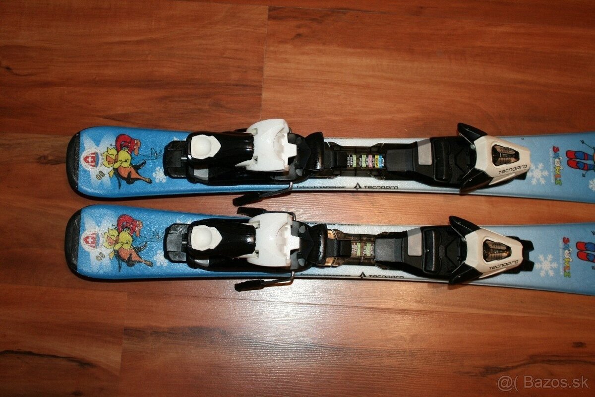 detské lyže 80 cm , lyžiarky - 4