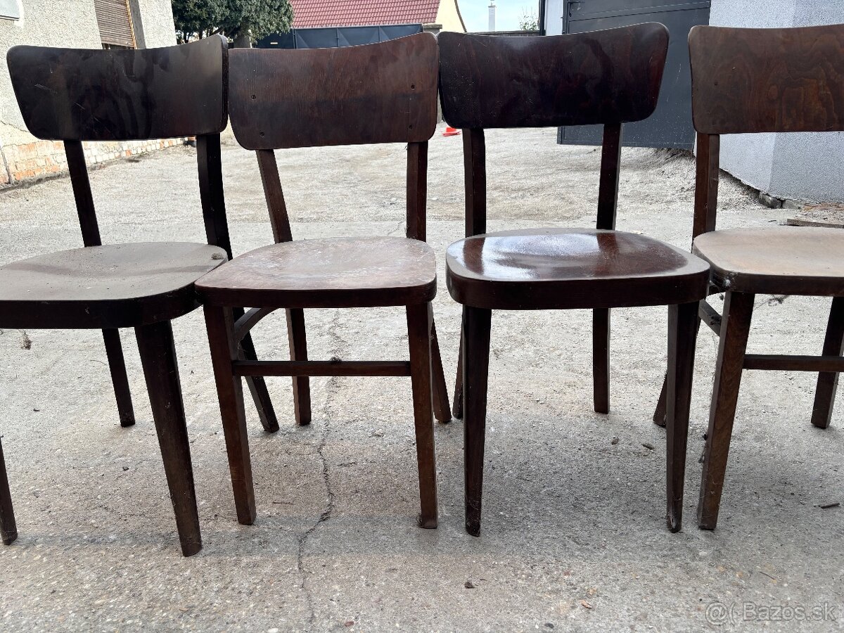 Predám staré drevé stolicky - 4