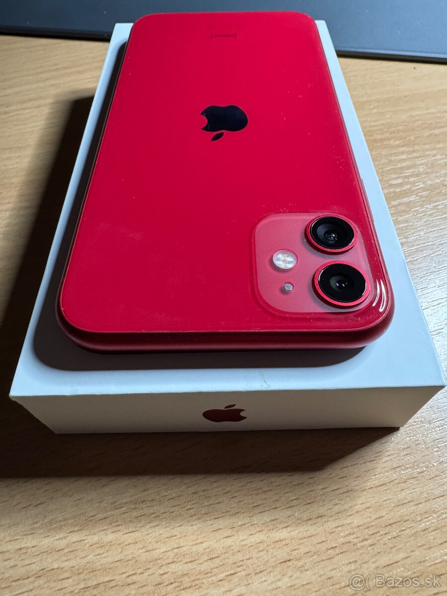 Predám iPhone 11 64GB Red - - 4
