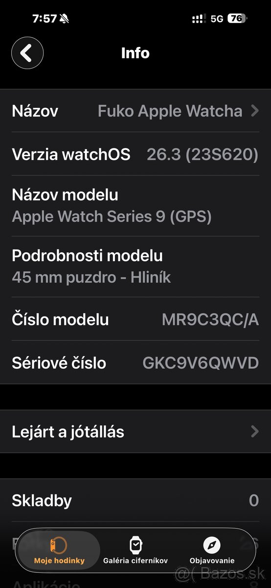 Apple Watch séria 9 GPS 45mm Hliník - 4