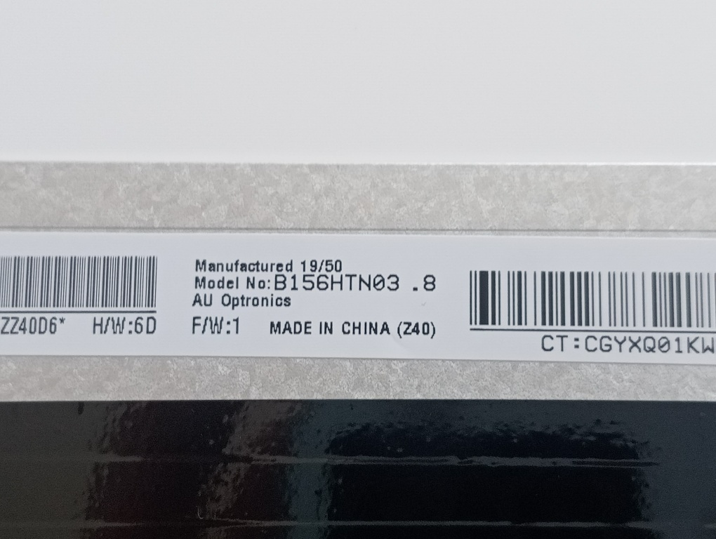 15.6" LED SLIM displej 30pin eDP - B156HTN03 - 4