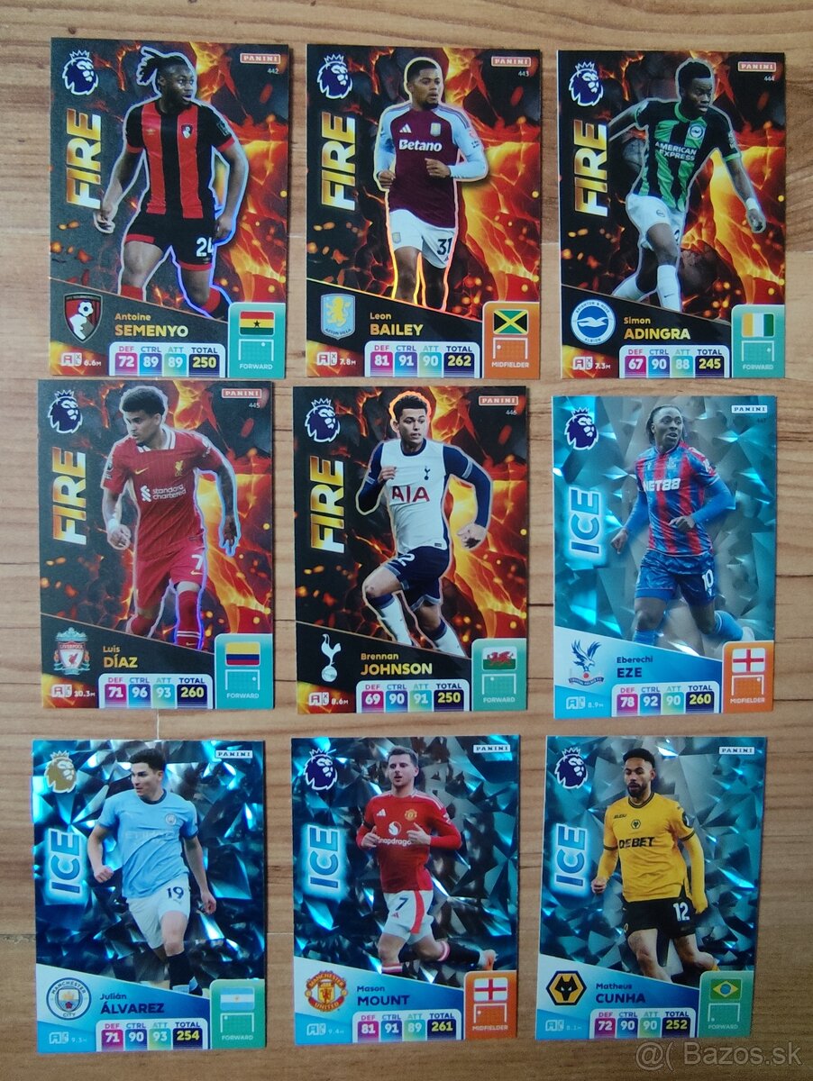 Futbalové kartičky Premier league - 4