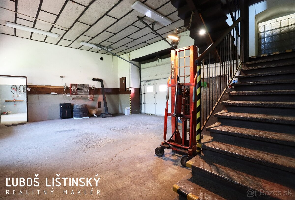 Dvojpodlažná prevádzková budova s veľkou garážou, Hôrka - 4