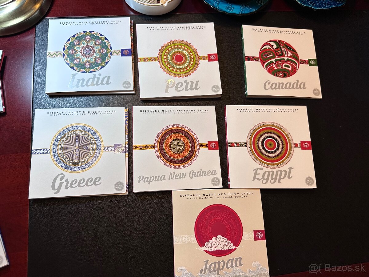 AG mince (set): Japan-Egypt-Peru-Canada-India-Greece-Papua - 4