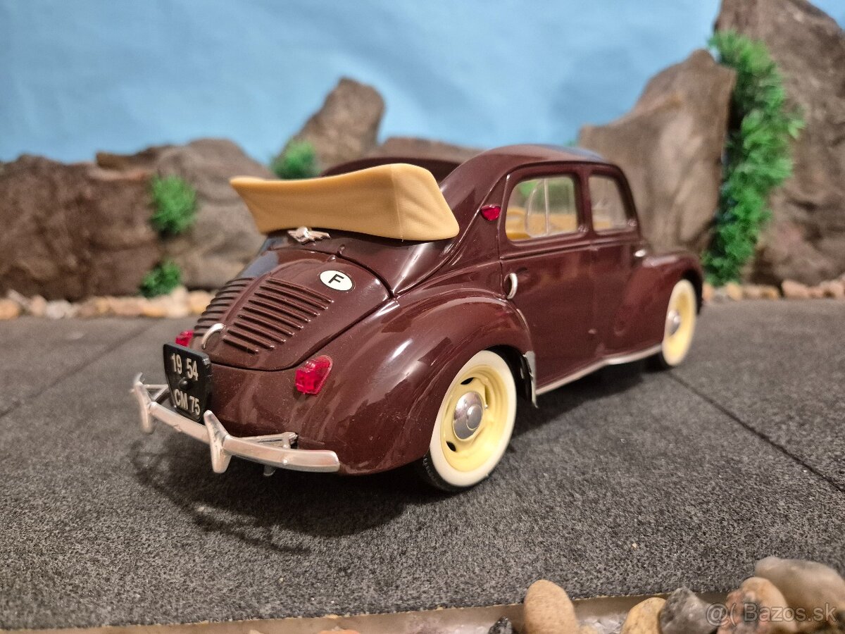 Prodám model 1:18 Renault 4CV cabrio - 4