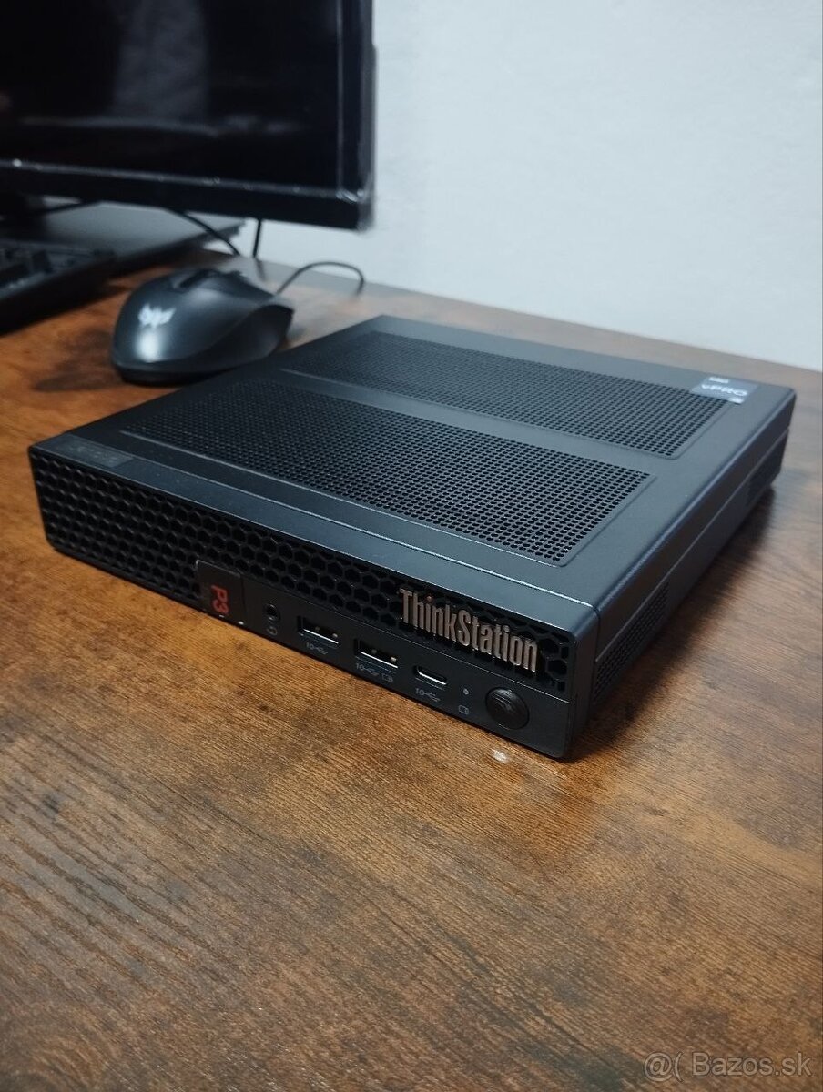Počítač Lenovo ThinkStation P3 Tiny i5-13500T/16Gb/512GBNVMe - 4
