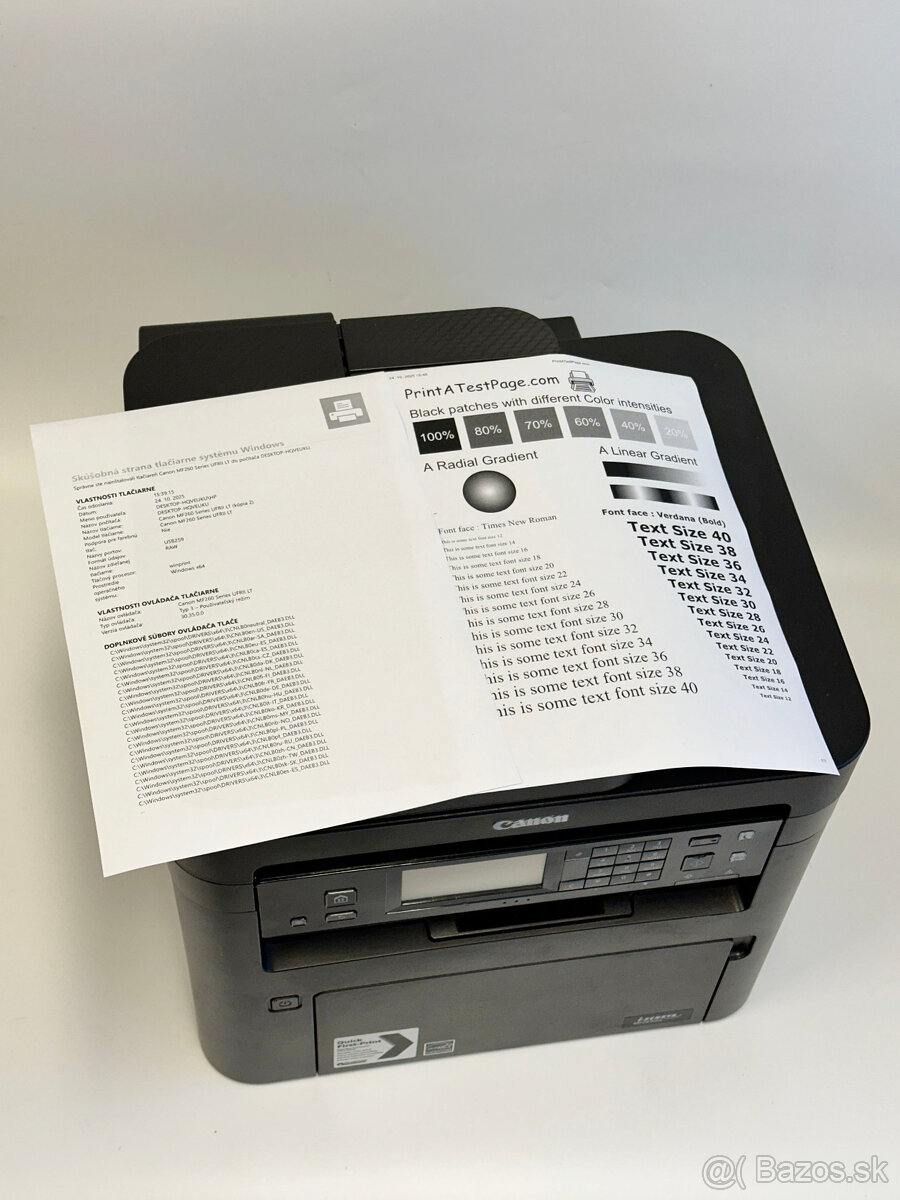 Multifunkčná tlačiareň Canon i-SENSYS MF269dw s tonerom - 4