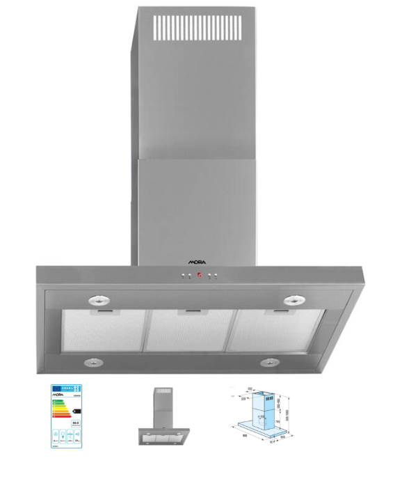Ostrovčekový digestor Mora Premium OO 963 X nerez - 4
