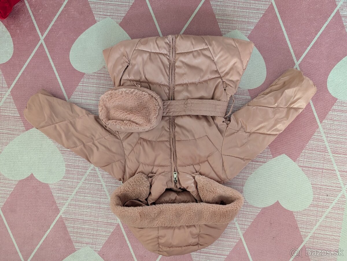 Zimná dievčenská bunda 92 - 4