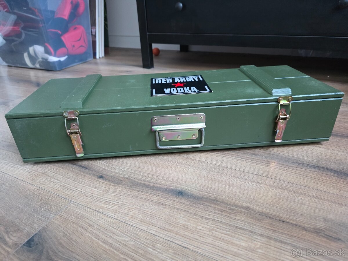 RED ARMY SAMOPAL 40% 1,2L DREVENÁ KAZETA - 4