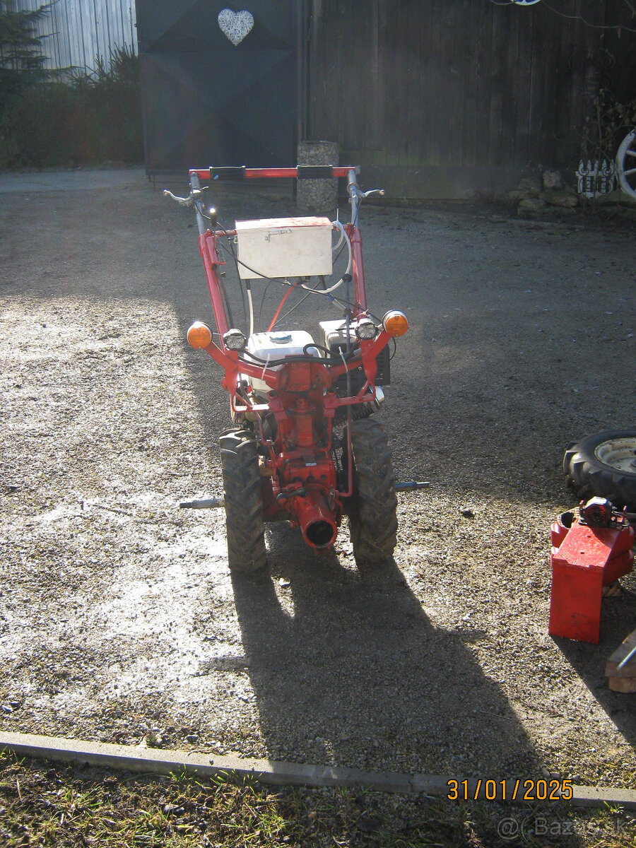 dvojkolesový malotraktor 15 koní-MF-70-mulčovač - 4