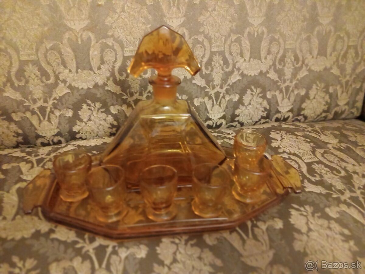 Likérová súprava - art- deco - 4