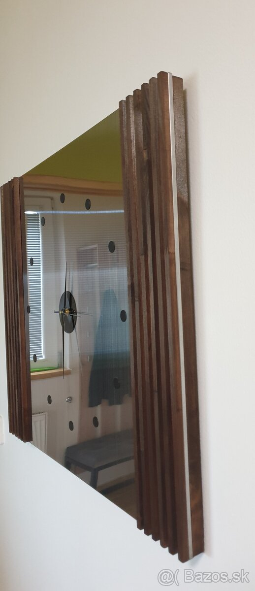 Nástenné nerezové hodiny - 4