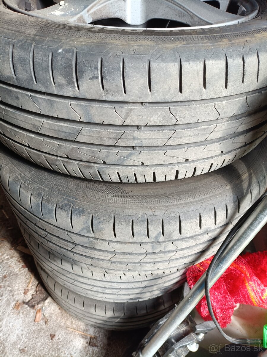 Predám 4ks 17-ky elektróny + letné pneumatiky - 4