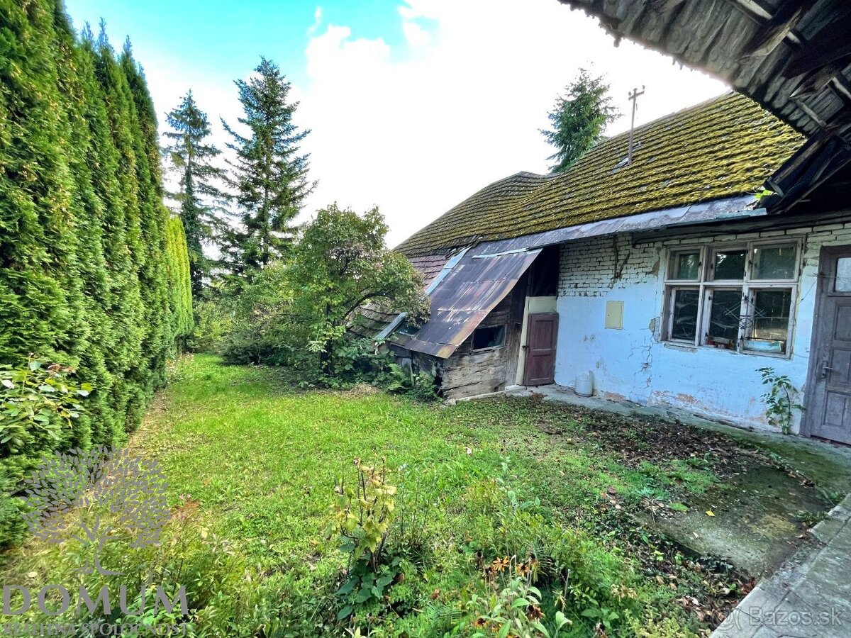 Vidiecka chalupa v dedinke Hrubá Strana, 736m2, pekná prírod - 4