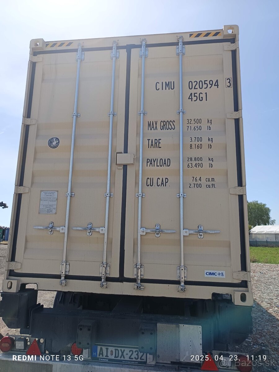 Lodny kontajner 40 HC 2025 Kosice - 4