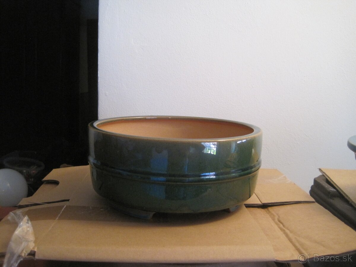 bonsai,bonsaj-misky farebne s glazúrou aj bez glazúry - 4