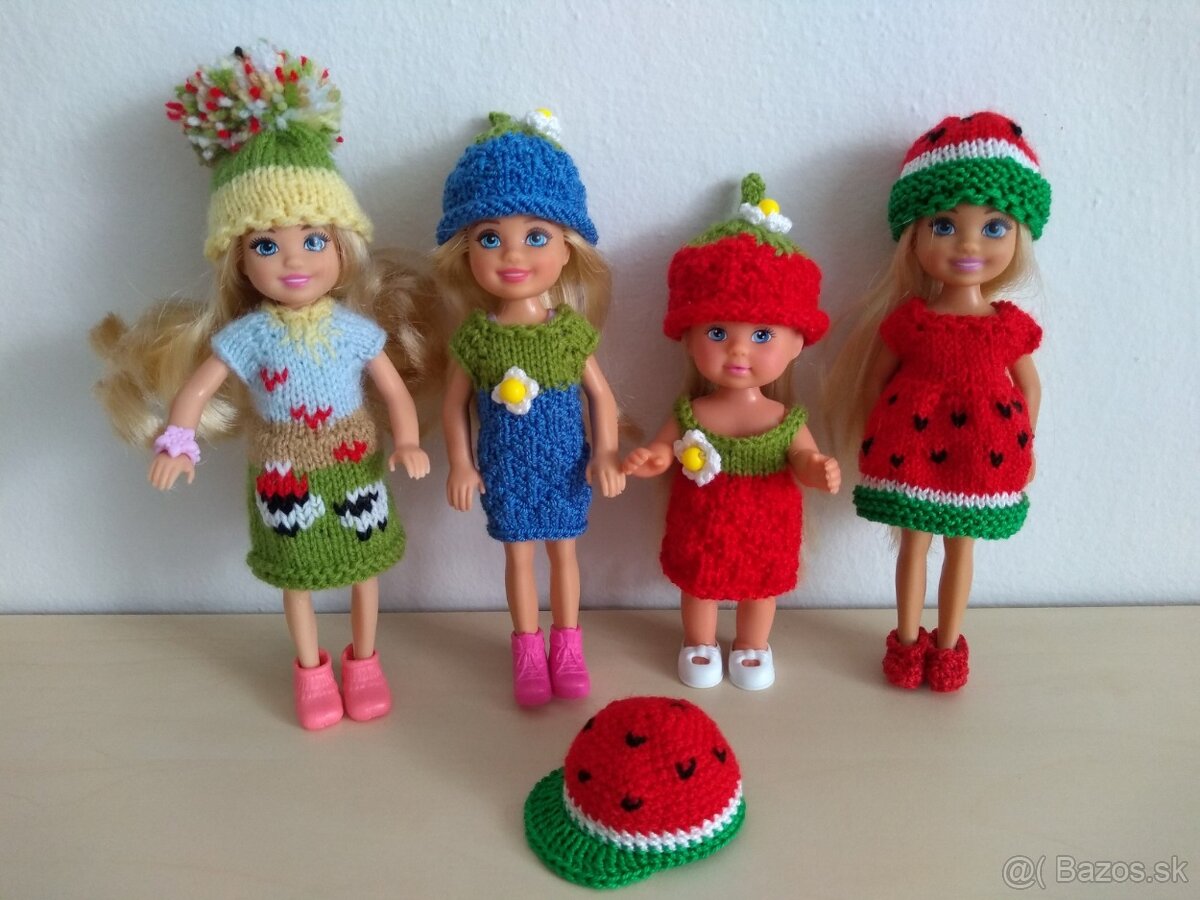 šaty pre rôzne bábiky barbie ken chelsea kelly stacie evi - 4