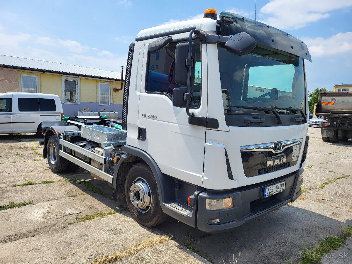 MAN TGL 12.190 4x2 BB hákový naťahovák kontajnerů TECHNOCAR - 4