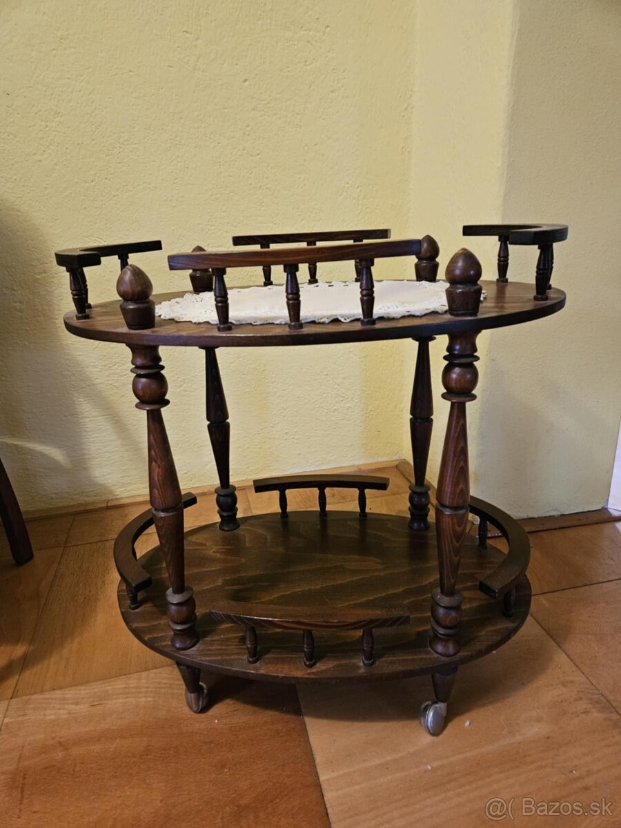 Retro servírovací stolík - 4