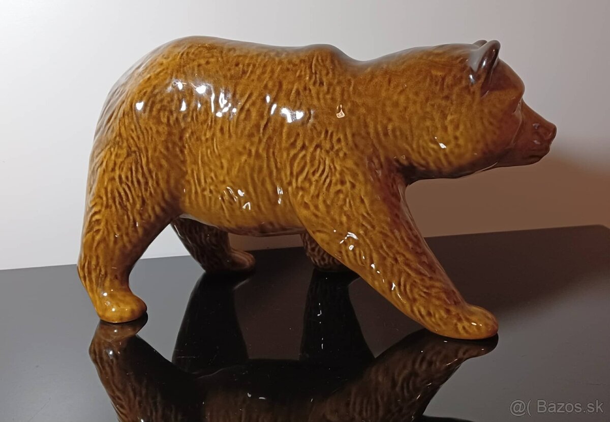 Veľký keramický medveď aź 33 cm - 4