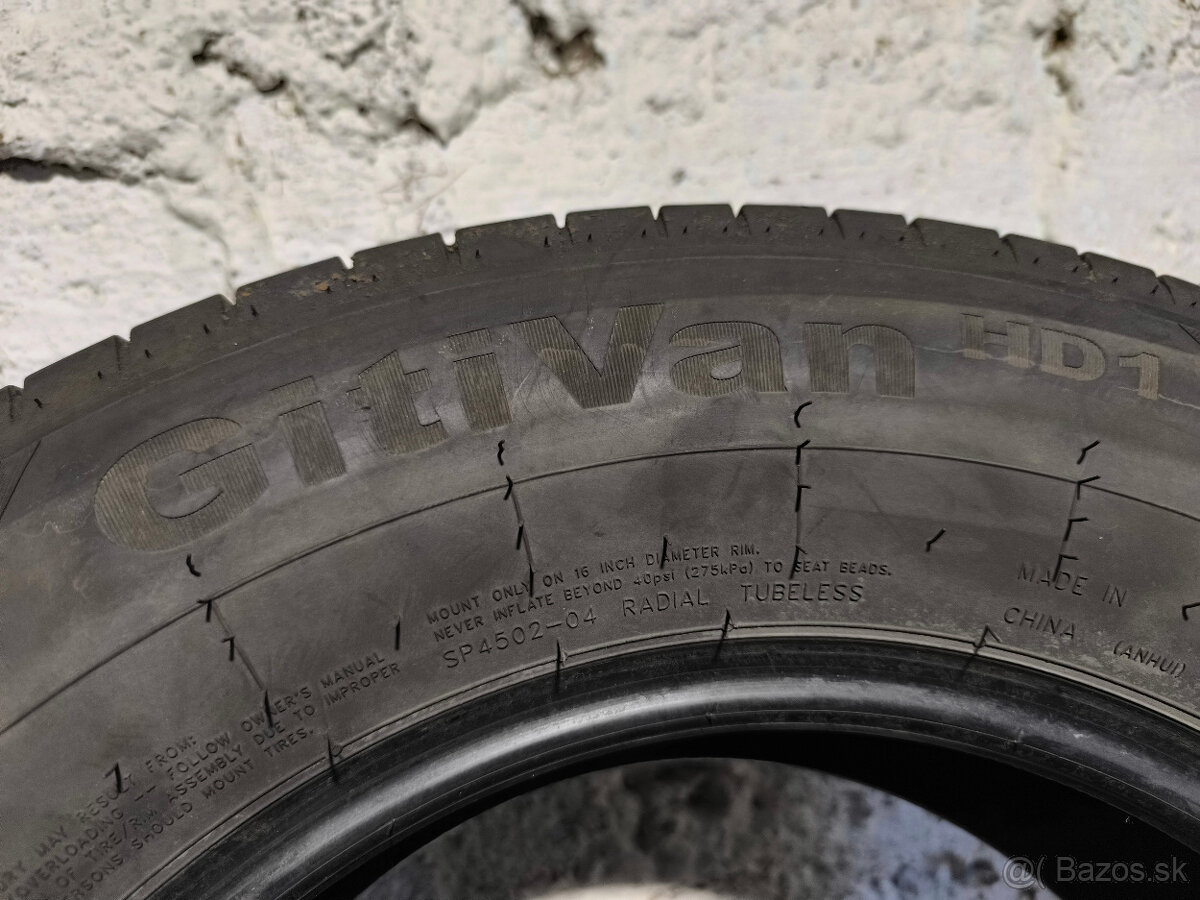 235/65 R16C Letné pneumatiky GitiVan 2 kusy - 4