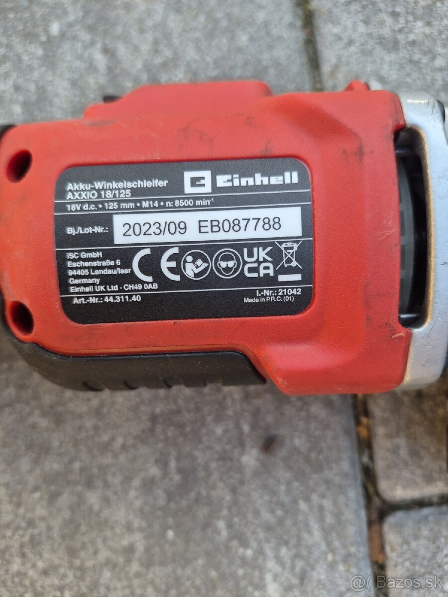 Einhell Axxio uhlová brúska 125 - 4