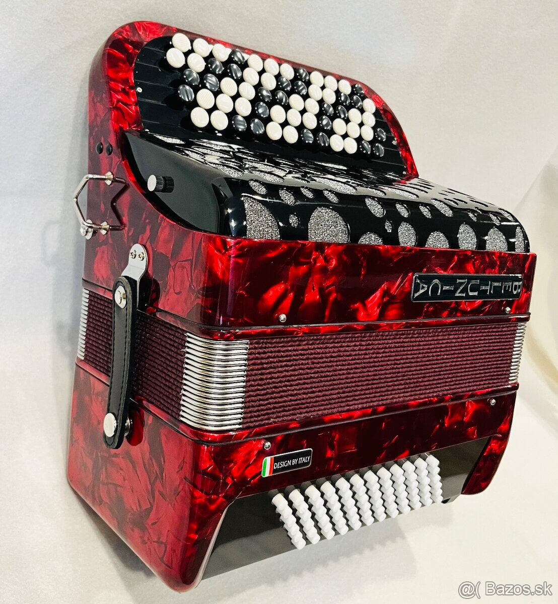 Nový akordeón Beltunica- chromaticky B Griff- 72 BASOVÝ - ná - 4