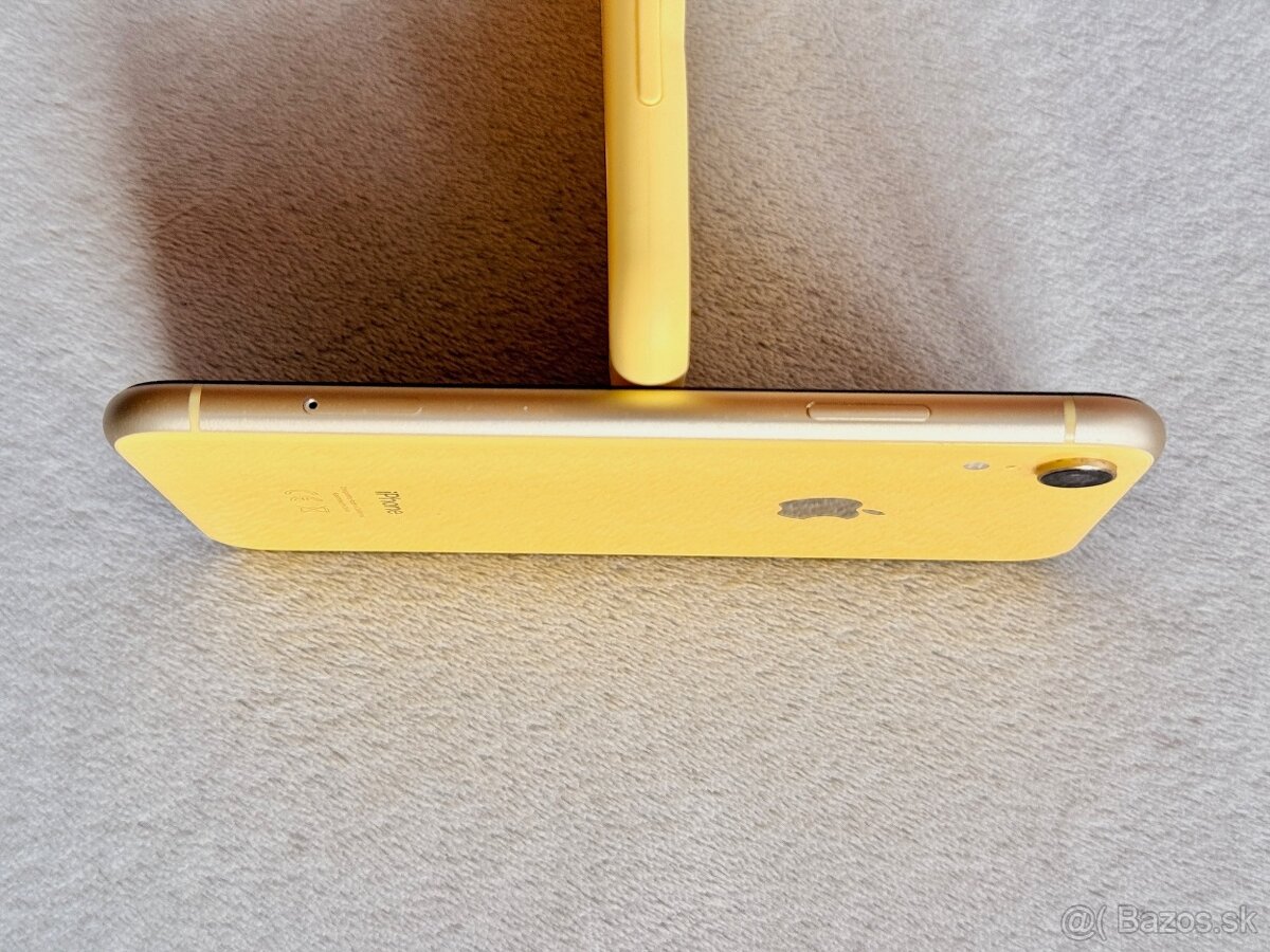 iPhone XR 128GB Žltý, NOVÁ BATERKA, TOP STAV - 4