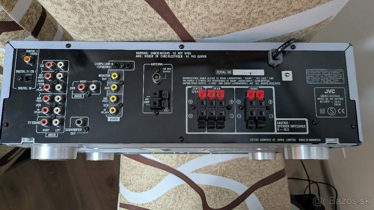 JVC RX-6012R Dolby Digital DTS Receiver - 4