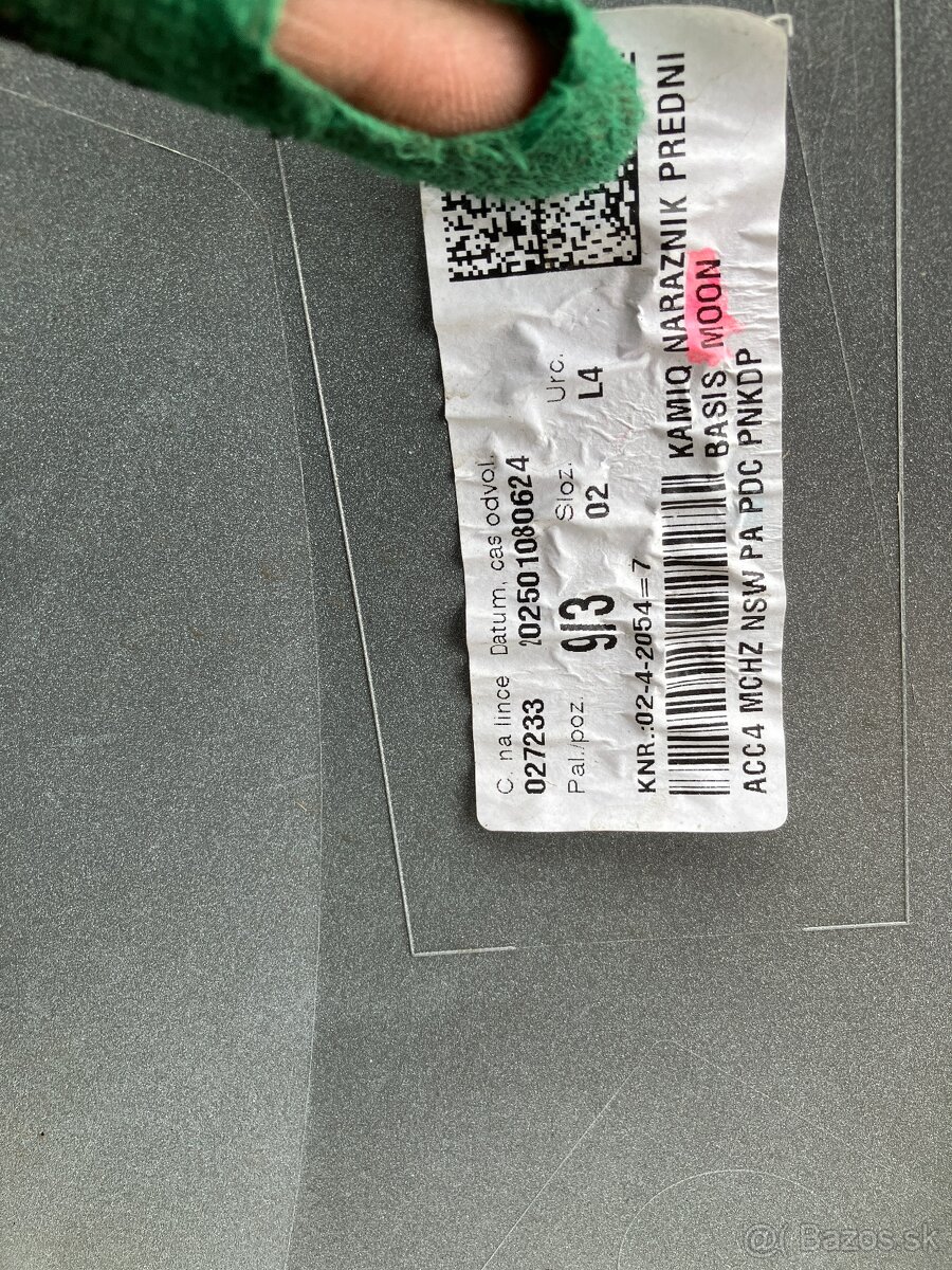 Predni naraznik skoda Kamiq Bily lift - 4